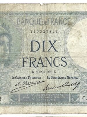 1926 10 francs