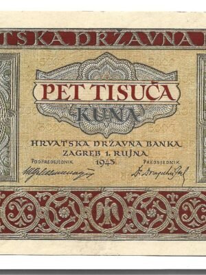 1945 5000 kuna megszállási