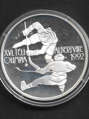 1989 Téli olimpia Albertville 500-ft ezüst PP PRÓBAVERET