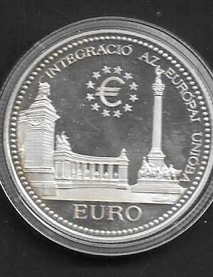 1998 Euro ll. Hősök tere 2000-ft ezüst PP PRÓBAVERET