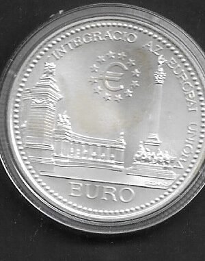 1998 Euro ll. Hősök tere 2000-ft ezüst BU PRÓBAVERET