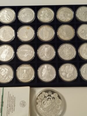 MÉE Székesfehérvári királyok ezüst teljes 1.sor