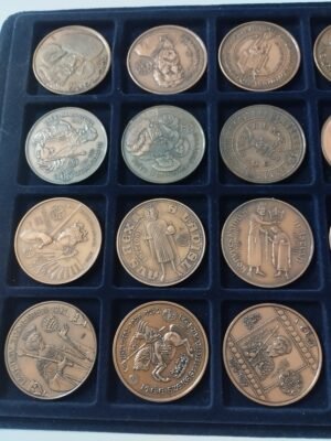 MÉE Székesfehérvári királyok bronz 20 db