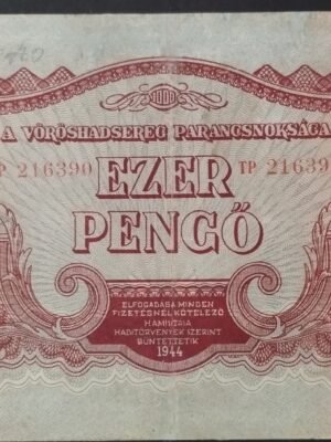 1944 1000 pengő Vöröshadsereg Restaurált
