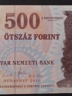 2011 500 EB alacsony sorszám 20-as UNC