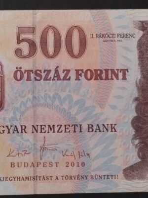 2010 500 EB alacsony sorszám 20-as UNC