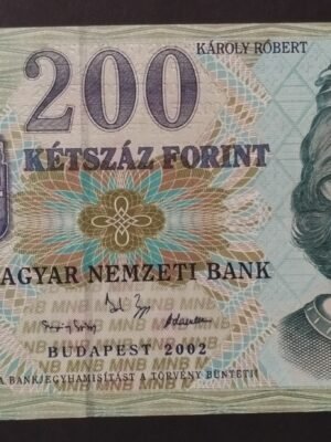 2002 200 ft extra alacsony sorszám 00004 UNC