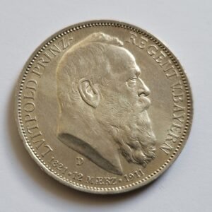 1911 3 mark D - Luitpold bajor királyi herceg 90. születésnapjára