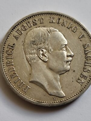 1908 3 mark/márka E - Szászország