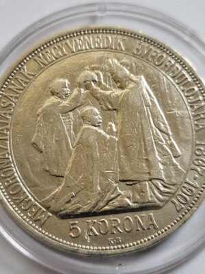 1907 - 5 korona Koronázás 40. évfordulójára