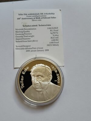 2008 5000 forint PP - Teller Ede