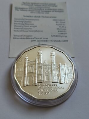 2009 Dohány utcai zsinagóga 5000 forint  BU+certi