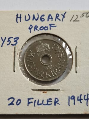 1944 20 fillér PP artex rozettás