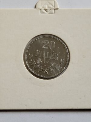 1918 20 fillér artex rozettás