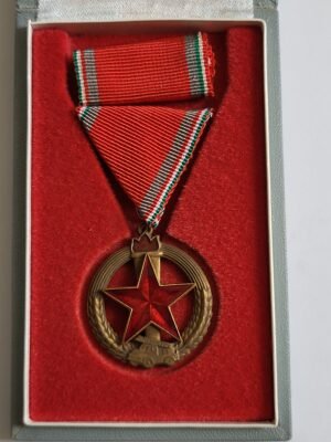 TŰZBIZTONSÁGI ÉREM ARANY FOKOZAT DOBOZÁBAN