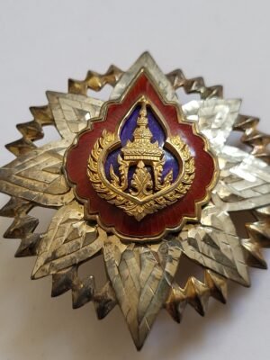 Thaiföldi Korona rend ll.osztály Lovagparancsnoki mellcsillag