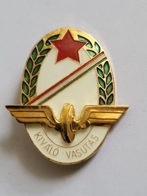 Kiváló vasutas jelvény