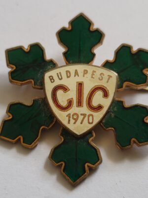 Nemzetközi Vadászati és Vadvédelmi Tanács Budapesti 17. közgyűlésére ritka zománc